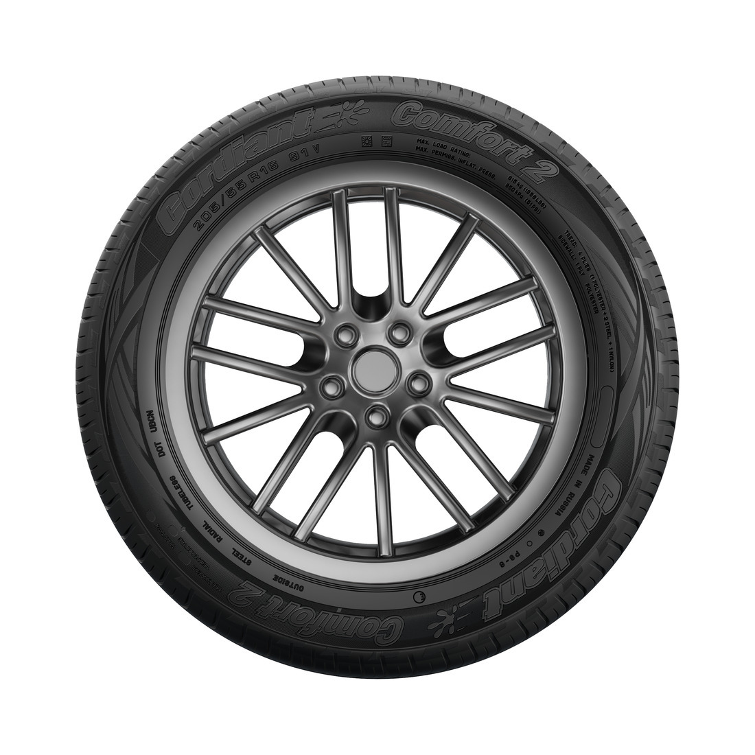 225/55  R18  Cordiant Comfort 2 102H Вид 1