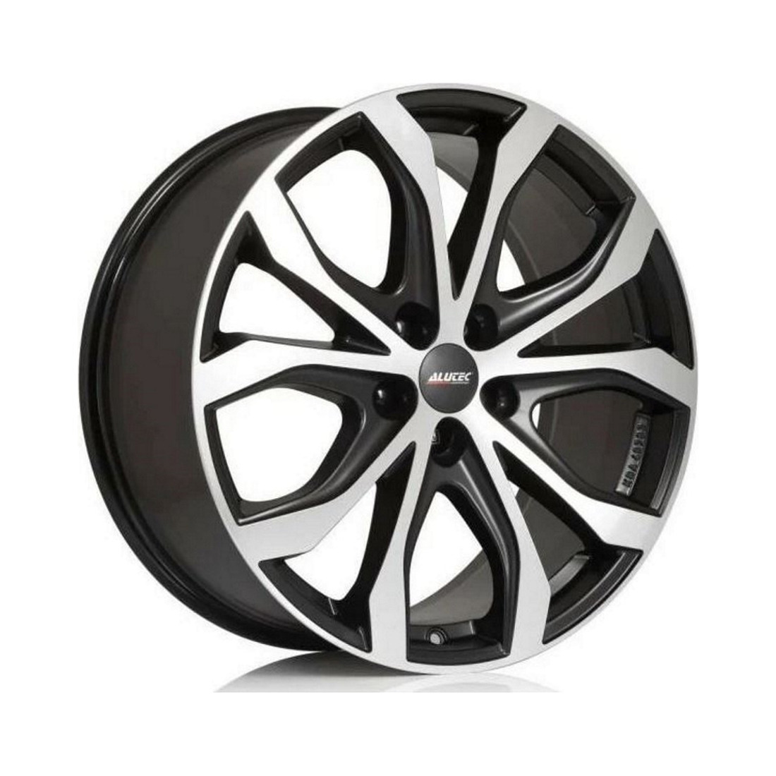 9x20 5x112 66.5 ET20 racing black front polished Вид 0