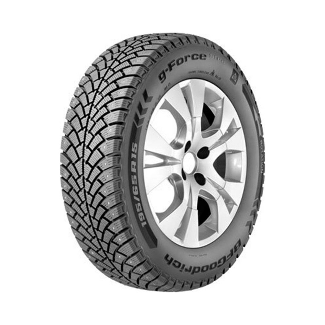 215/65  R16  BfGoodrich G-Force Stud шип 102Q XL Вид 0