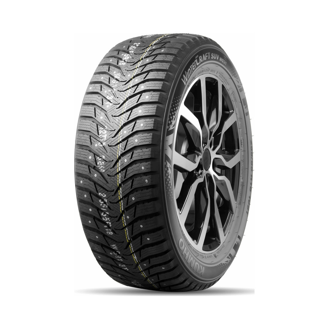 255/50  R19  Kumho WinterCraft Ice SUV WS31 шип 107T XL Вид 0