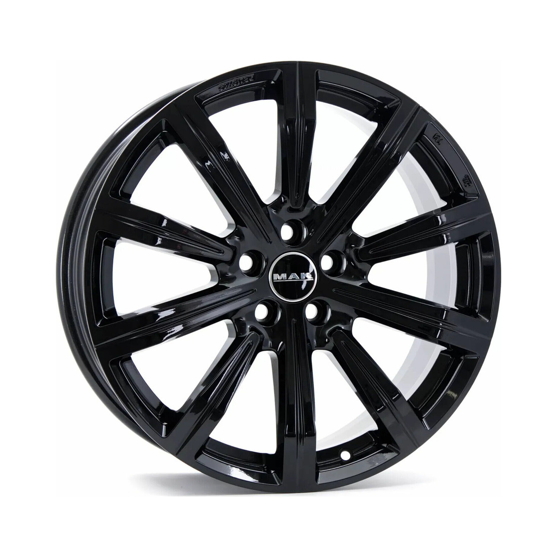 8.5x20 5x120 64.1 ET43 gloss black Вид 0