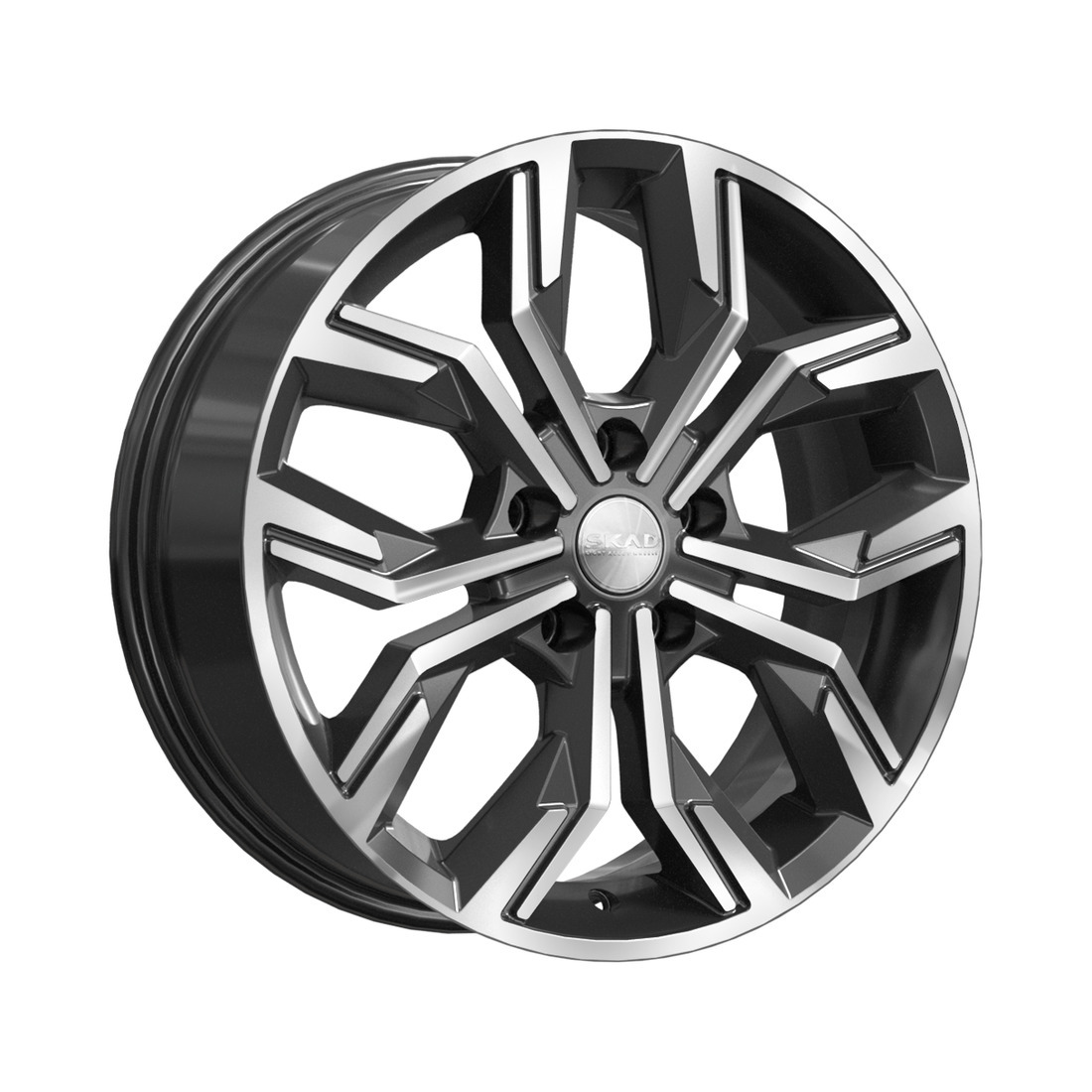 7x17 4x100 60.1 ET43 алмаз Вид 0