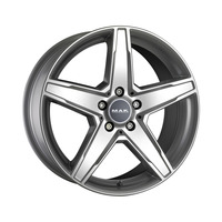 9x18 5x112 66.6 ET25 silver