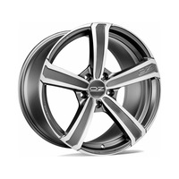 9.5x20 5x112 79 ET33 matt dark graphite diamond cut